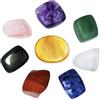 Mina Heal Pietre dei chakra, set da 8 pezzi, per guarigione con i cristalli, meditazione, reiki, utilizzabili come pietre anti-stress, pietre da tenere sul palmo della mano o sul pollice e cristalloterapia