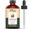 Organic Zing Olio di Chaulmoogra (Hydnocarpus Wightianus) | Pure & Natural Carrier Oil for Skincare, Hair Care & Massage - 118 ml/3.99fl oz