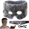 FiTspi Maschera termica per sinusite, alimentata tramite USB, riscaldata, sollievo naturale riutilizzabile per occhi secchi, congestione nasale, tensione e rilassamento