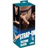 You2Toys Strap-on in silicone largo +6 cm Tonalità Della Pelle Chiara/Nera