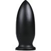 BUTTR Yellow Dog Buttplug (Ø 6.8-9.5 cm) Con un design proiettile stimolante e ventosa extra forte, grande presa anale XXL per l'utente esperto, liscia, flessibile, proiettile
