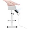 QUIOTUIR Pedicure Poltrona Estetista con Catturapolvere Poggia Piedi Pedicure Manicure Sgabello Regolabile Adatto per Barbieri, Centri Benessere
