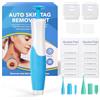 YIIFELL Rimozione Fibromi Penduli, Rimuovi Fibromi Penduli 2-in-1 con Elastici, 2 Misure 1-4 mm e 5-8 mm, Skin Tag Remover, Kit per Uso Cosmetico
