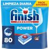 Finish Compresse per lavastoviglie Powerball, 80 compresse
