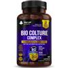NEW LEAF PRODUCTS New Leaf Fermenti Lattici Vivi 80 Miliardi - 20 Ceppi, 60 Capsule Adulti | 80 Miliardi di UFC, 20 Ceppi con Acidophilus e Casei, con Inulina e FOS, per Uomo e Donna, 60 Capsule, 2 Mesi, Made in UK