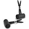 Pipedream Fetish Fantasy Series Limited Edition Vibrating Silicone Nipple Lassos Black One Size