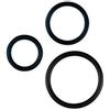 Sandritas Set di 3 anelli per pene in silicone Cock Rings Eichenring nero Sex Toy