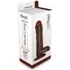 TOYZ4LOVERS Fallo dildo finto Pene grandi dimensioni maxi big 25,5 X 5,5 cm con ventosa per uso senza mani Vaginale
