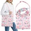 CYMNER Portagioie da donna, copertura per sacchetto catetere con copertura per tubo catetere e cinghia regolabile, fodera a prova di perdite e passanti per letto/camminata