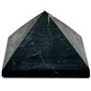 LAMARE - Piramidi di Shungite Opaca - Minerale Unico - Geometria Energetica - Miglioramento del Benessere - Neutralizzazione delle Energie - 1 Pezzo (3 x 3 cm)