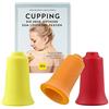 BellaBambi originale trio con libro sulla tecnica del cupping, attrezzatura per riabilitazione e terapia, campana per il massaggio dei fasci