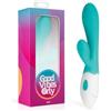Good Vibes Only Rabbit Vibrator (10 impostazioni di vibrazione) Punto G e Stimolatore del Clitoride per le Donne; Massaggiatore per il tuo Piacere; Senza Fili; Cavo di Ricarica USB Incluso