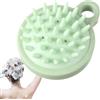 Generico Spazzola per shampoo massaggiatore per cuoio capelluto per la crescita dei capelli - Setole in silicone Comodo scrubber per la testa, massaggiatore per cuoio capelluto asciutto e bagnato con manico, p