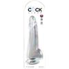 King Cock King Cock Clear 10 Cock with Balls - Clear Clear 25,5 cm