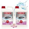 Generico ROBOTOP - 1 LT X 2 PZ - detergente robot lavapavimenti - superprofumato- igienizzante (DOLCE LOTO)
