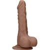 REALROCK Shots RealRock Skin - 7'' / 17cm Dong with testicles - Tan