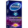 MANIX KING SIZE MAX 14 preservativi maschi grandi taglia XL - più ampia e più grande per il massimo comfort