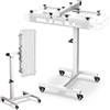 Bestqool Supporto per terapia a luce rossa compatibile, orizzontale e verticale | Supporto mobile con altezza regolabile, serrature per ruote, facile installazione, posiziona i dispositivi con pannello a