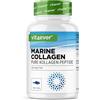 vit4ever Collagene Marino - 300 Compresse - 3000 mg al giorno | Premium: 100% collagene di pesce idrolizzato peptide di tipo 1 - Collagene di pesce - Alto dosaggio