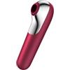 Satisfyer Dual Love Connect App Dildo Vibratore Clitorideo | Vibratore a Onde di Pressione per Donne | Controllo tramite App | Sex Toys da appoggio | Sex Toy per Donne