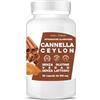 Punto Salute e Benessere Cannella di Ceylon Integratore Alimentare 420 mg - Estratto 10:1 - Metabolismo dei Carboidrati e Funzione Antiossidante - 60 Capsule Vegetali Vegan, Senza Glutine, Senza Lattosio, Senza Additivi