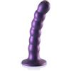 OUCH! Beaded Silicone G-Spot Dildo - 5'' / 13 cm