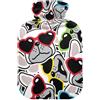 ISAOA Simpatico bulldog francese borsa dell'acqua calda con coperchio, morbida e calda, per letto invernale, collo e spalle, 2 l