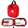 EDWERD Kit portatile di pronto soccorso, custodia da viaggio, include forniture di emergenza e sopravvivenza
