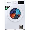 Samsung Lavatrice Slim WW70FG3M05TW/ET Libera installazione, 7 Kg, Vapore Igienizzante, Carica Frontale, Corpo e oblò: Bianco, Display: Nero, 59,5l x 85h x 45,5p cm