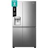 Hisense RS818N4TIE Frigorifero Side By Side, 632 L, Classe E, Inox