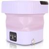 Garsent Lavatrice e Asciugatrice Portatile, Mini Lavatrice con Centrifuga, 3 modalità di Pulizia Profonda, Adatta per Appartamenti, Dormitori, Campeggio, Lavanderia da (Purple)