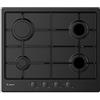 Candy Brush Piano Cottura a Gas 4 Fuochi da 60 cm Nero Serie Timeless