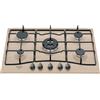 Hotpoint PCN 750 T (AV) R/HA Piano cottura colore avena 75cm, linea TRADIZIONE, 5 fuochi gas di cui una tripla corona. Colore Avena