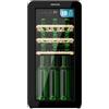 Cecotec Cantina da vino 18 Bottiglie Bolero GrandSommelier Origin 18 Hit Black. Cantina per vino retrò, nero, 18 bottiglie, NoFrost, 5-20 ºC, LED, compressore, ripiani in legno