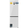 Cecotec Frigorifero Combinato 456L No Frost Bolero CoolMarket Combi 456 White E. Altezza 201cmx59,5cm Larghezza, MAX INSIDE con VIP Tech, Compressore Inverter Plus, Basso Consumo, in Vetro, Bianco