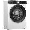 Hisense WF3S1043BW3 - Lavatrice a vapore, classe A, 10,5 kg, connettività WiFi, funzione vapore 99,9%, lavaggio auto wash, lavaggio rapido 15, PureJet, bianco