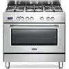De'Longhi Cucina a gas con forno elettrico, N° 5 Fuochi, 90x60 cm, PRO 96 MX ED