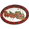 BRANDANI VASSOIO OVALE COLLEZIONE CHRISTMAS BRANDANI 80004