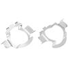 AMONIDA Adattatore LED H7, adattatore faro H7, 1 paio portalampada adattatore LED H7, supporto base lampadina faro per