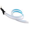 Baceyong LED per Auto 60CM Bianco Ambra per DRL e Frecce | Doppio Colore per DRL e Indicatore di Direzione con Effetto Scorrimento Sequenziale