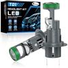 KaiDengZhe H7 LED Lampadina per Fari con Mini Lente Proiettore, 2 PZ 12V 80W 21000LM 800% più Luminosa Lampadina H7 LED, 6500K 1:1 Dimensioni Lampadines per Fari Anteriori con Ventola