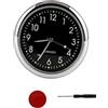 TOTMOX Orologio Analogico al Quarzo Luminoso, 1.58 pollici, Classico, per Auto, Barca, Bici, Casa