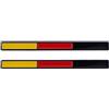 Generic 2 stemmi con bandiera sottile e lunga, decorazione per auto, bici, camion (nero, Germania)