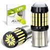 AGLINT P21W 1156 LED Lampadine Bianca 6500K BA15S 382 7506 per Auto Luci di Retromarcia Parcheggio Posteriori DRL Diurne Fendinebbia RV Camper Interni Lampadina 12V-24V 2 Pezzi (Confezione da 6)