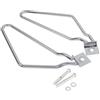 Yosoo Staffa per Borse da Sella, Supporto per Staffe di Montaggio per Borse Laterali 2x Moto Nero per XL883/1200 HD1450/1584(Argento)
