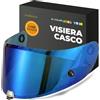 Everalo Visiera per Casco HJC RPHA 70 - RPHA 11 - HJ26 - HJ-26ST | Lente di ricambio esclusiva, compatibile con lente antifog e Tear-Off