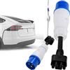 Aisny Adattatore Per Tesla, Adattatore CEE 3 Pin Per Tesla Model S/3/X/Y 32A Gen 2EV 220-250V Cavo Ricarica Prolunga Caricabatterie Cavo Ricarica Stazione Ricarica Per Tesla Cavo Massa Deve Essere Collegato