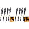 SFONIA 4pz Indicatori di Direzione Frecce Moto LED Indicatori Segnale Luce Impermeabile 12V Universale per Moto Scooter Quad Cruiser Off Road (Confezione da 2)