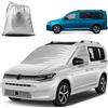 MaxAwe Per VW Caddy 2004 - 2024, copertura per parabrezza auto, impermeabile, protezione solare, termometri, Blackout Anti-UV/Frost/Ice/Polvere Wrap Cover parasole per parabrezza anteriore