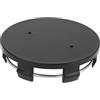 Partuto Tappo Centrale Per Cerchi Auto Nero Lucido 1 Pz Antigraffio | 70mm Diametro Esterno, 65mm Diametro Interno, 6mm Altezza Clip, Plastica Resistente, Antiruggine, Per SUV Camion